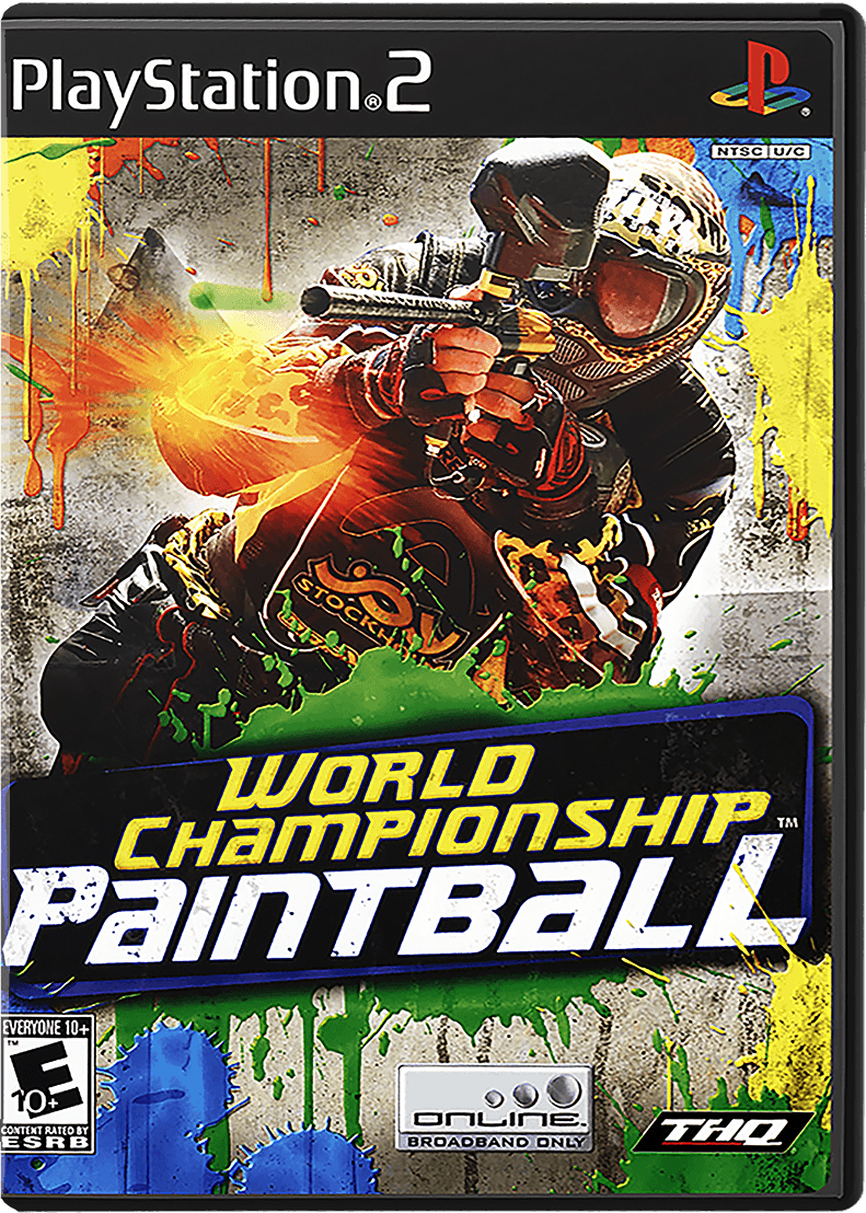 World Championship Paintball box art for Playstation 2